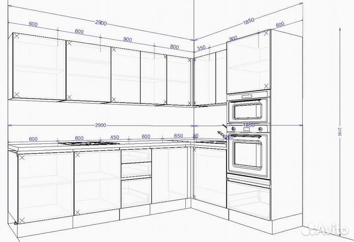 Встроенная кухня от производителя