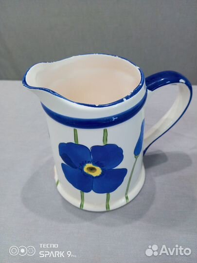 Фарфор посуда с синими маками Нидерланды