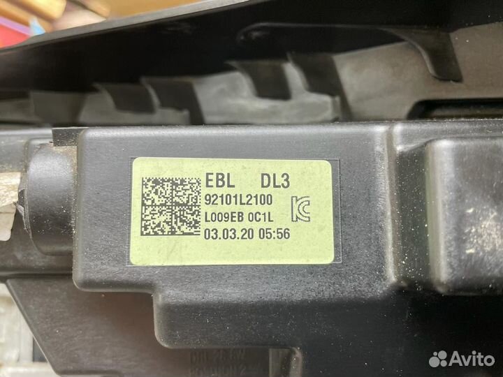 Фара левая Kia k5 оригинал 92101L2100