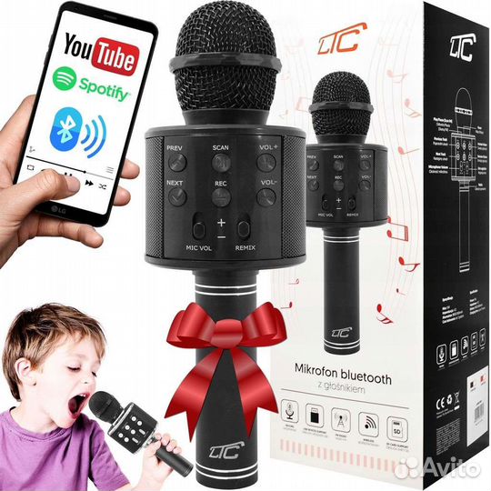 Микрофон колонка bluetooth