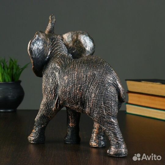 Фигура 'Слон' бронза, 19х30х15см