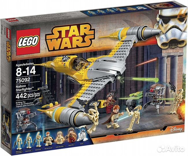 Lego Star Wars Истребитель Набу 75092 новый