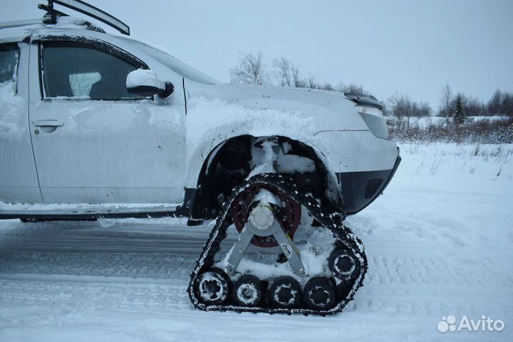 Всесезонный комплект гусениц на renault duster