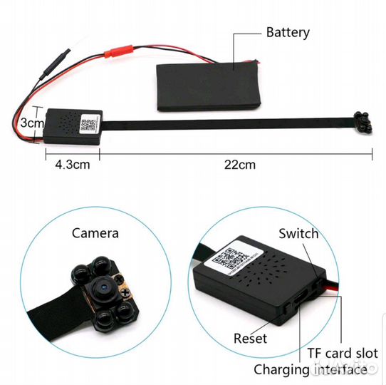 Миникамера Wi-Fi /ip автономная