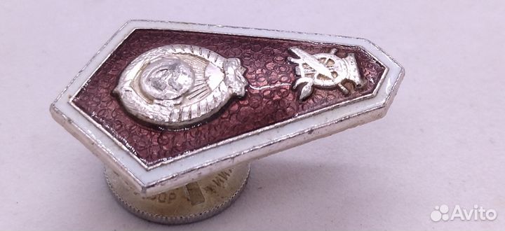 Ромб знак музыкального училища СССР эмаль