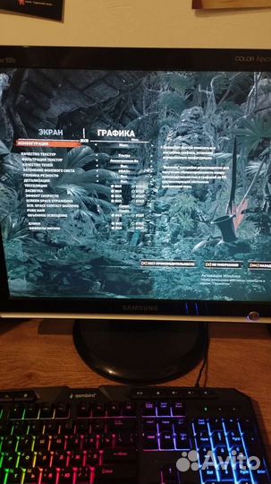 Игровой компьютер с полным комплектом