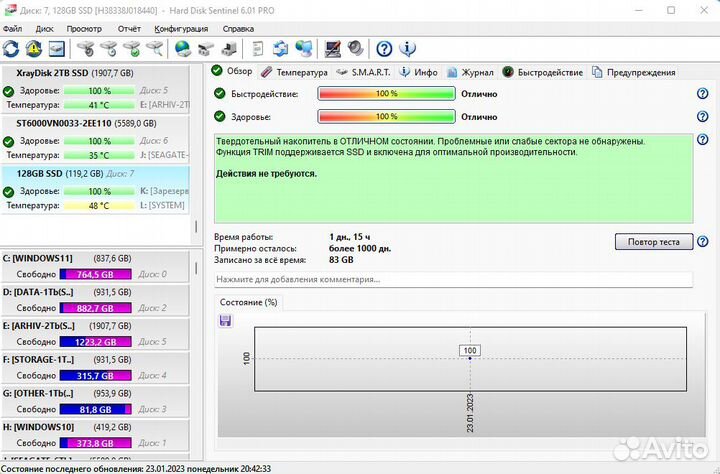 SSD диск Smartbay Leap-128Gb(MLC)