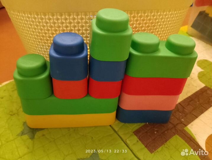 Конструктор мягкие кирпичики