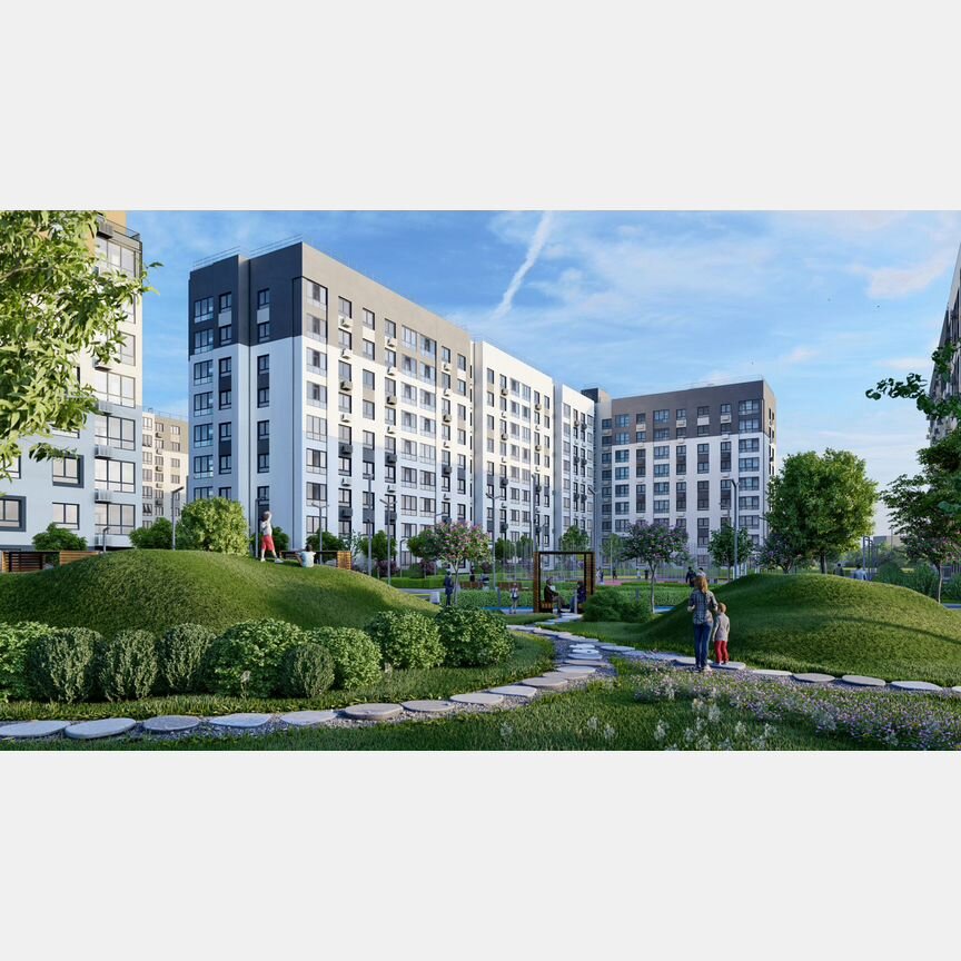 2-к. квартира, 60,9 м², 8/9 эт.