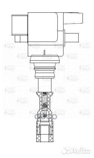 Катушка зажигания для а/м Kia Sorento