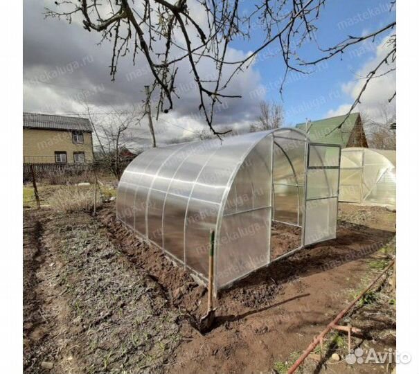 Теплица 8м. (Доставка Бесплатно) из поликарбоната