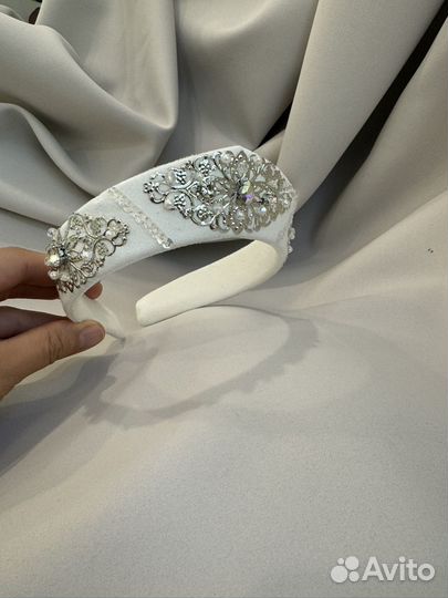 Кокошник современный свадебный