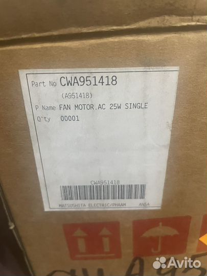 Двигатель вентилятора panasonic CWA951418