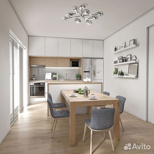 Кухня под потолок на заказ