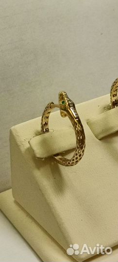 Золотые серьги