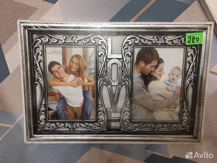 Фоторамка новая на 2 фото
