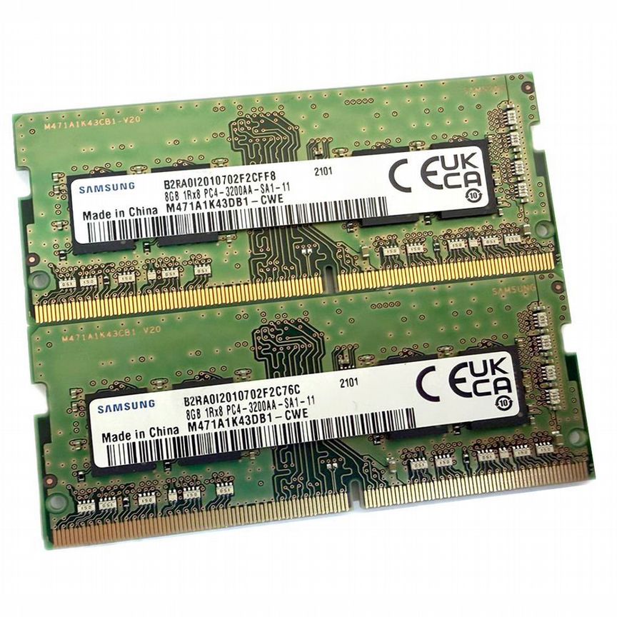 [M471A1K43DB1-CWE] Ddr4 8gb So-Dimm Samsung 3200mhz (Для Ноутбука) M471a1k43db1-Cwe