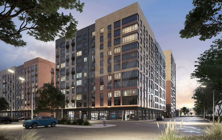 1-к. квартира, 37 м², 9/9 эт.