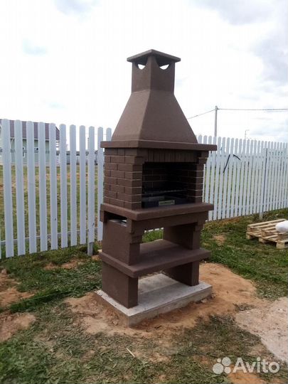 Печь барбекю / Мангал из кирпича