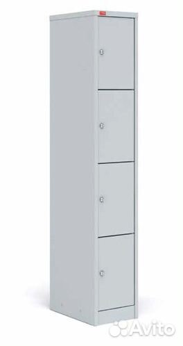 Односекционный металлический шкаф для сумок шрм-14