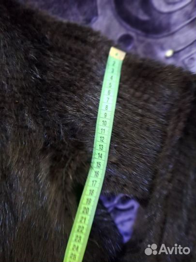 Шуба из норки вязанка 44 46 48