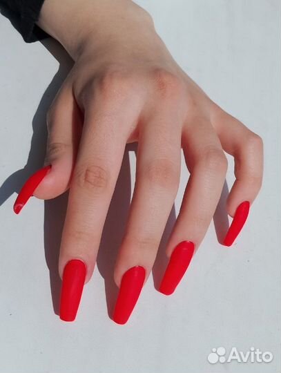 Маникюр наращивание ногтей