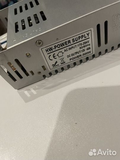 Блок питания 12v 40a 500w