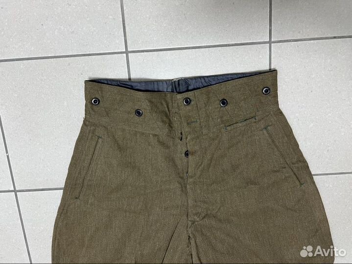 Галифе военные, бриджи в сапоги, ушастые, 1956 г