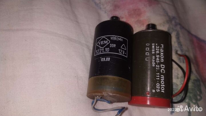 Двигатели от электрофонов, магнитофонов, шаговые