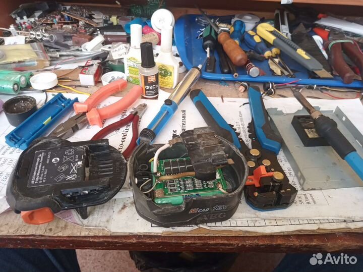 Ремонт акб шуруповерт/ эл.пылесос/ самокат/ т.д