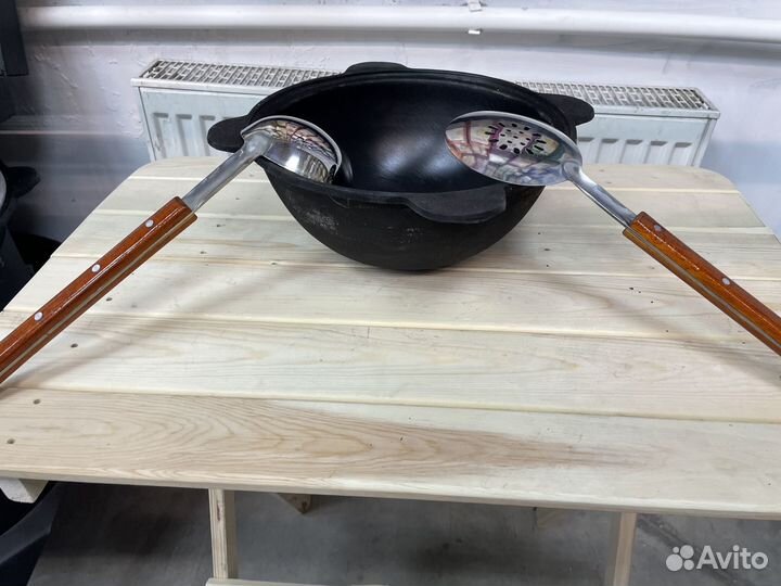 Чугунный казан узбекский