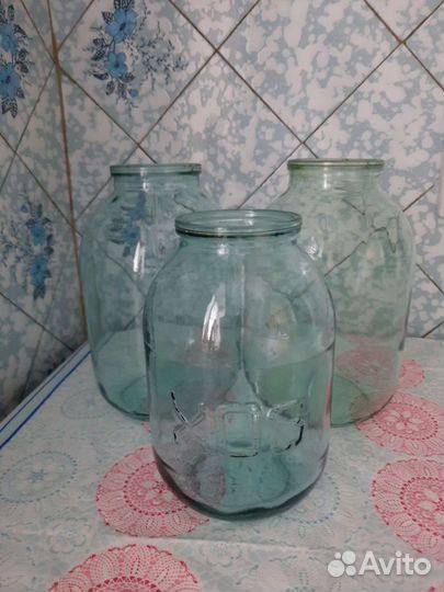 Стеклянная банка 3л,банки 0,5л,0,7