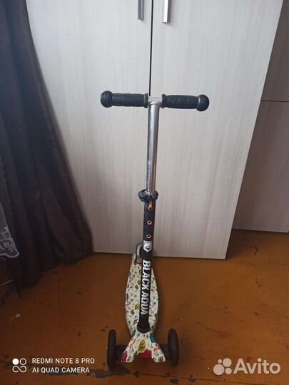 Самокат детский трехколесный бу