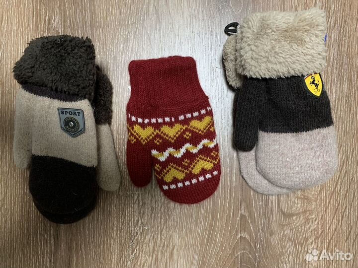 Варежки и перчатки детские