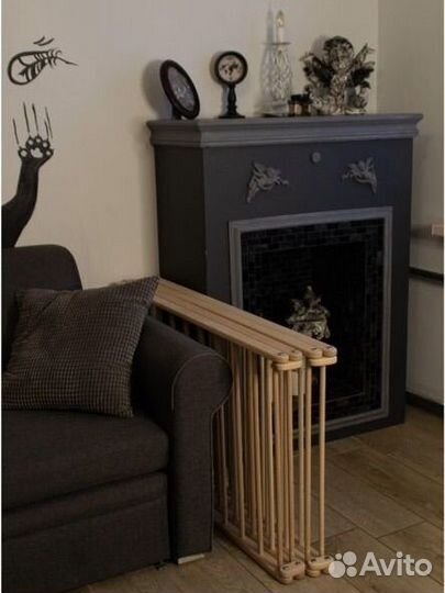 Детский деревянный манеж складной