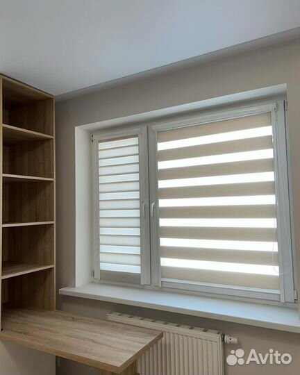 Рулонные шторы день ночь