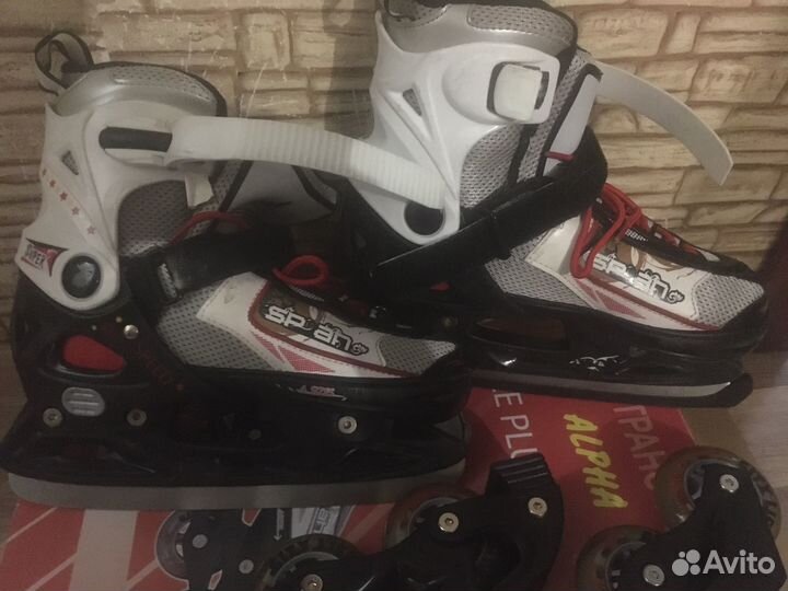 Роликовые коньки детские раздвижные