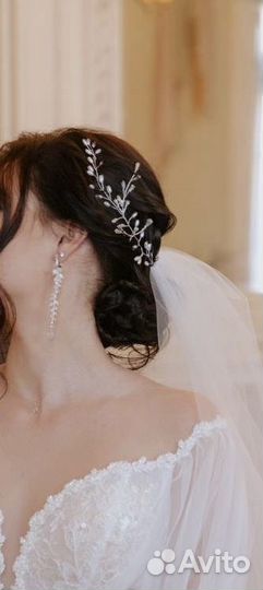 Диадема свадебная гибкая