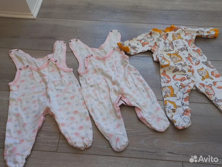 Пакет вещей для ребёнка детей новорождённых девоч