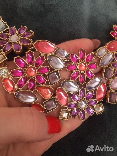 Набор колье и серьги