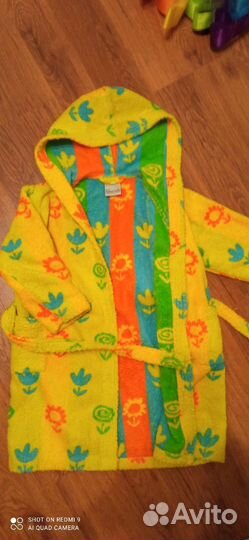 Халат махровый детский 2 шт