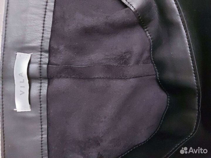 Кожаные брюки женские 50 размер