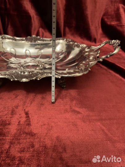 Поднос серебрение