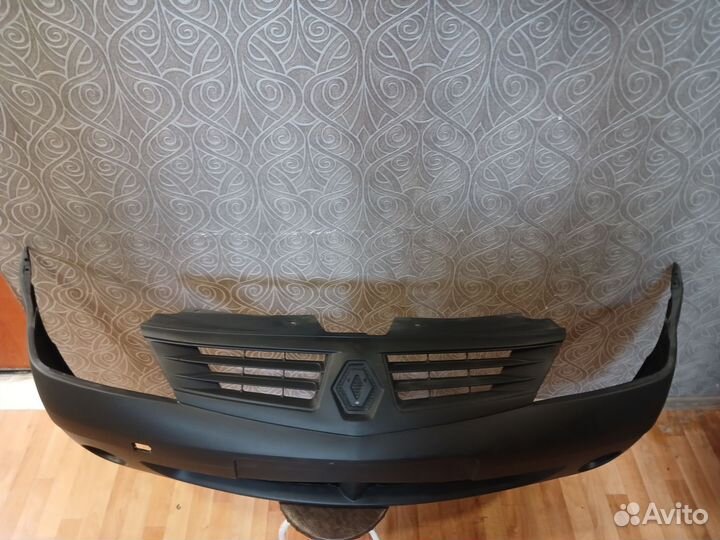 Бампер передний renault logan 1