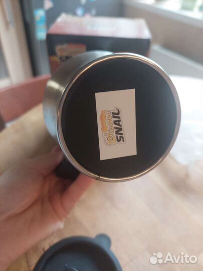 Автомобильная термокружка новая с прикуривателем