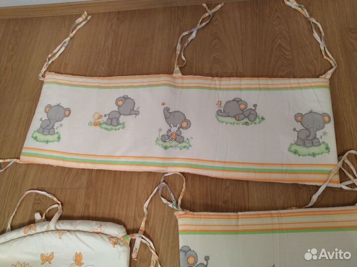 Бортики на детскую кроватку