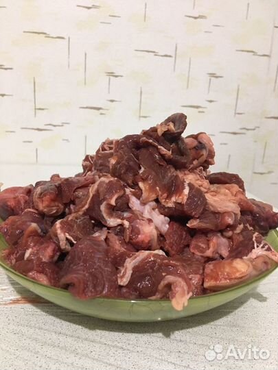 Мясо,корм для собак,обрезь говядина.субпродукты