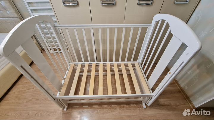 Детская маятниковая кроватка (Можга,Красная звезда