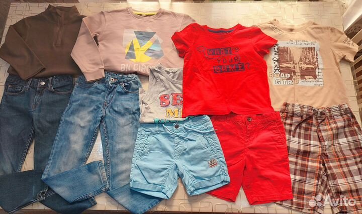 Фирменные вещи пакетом на мальчика 5 лет