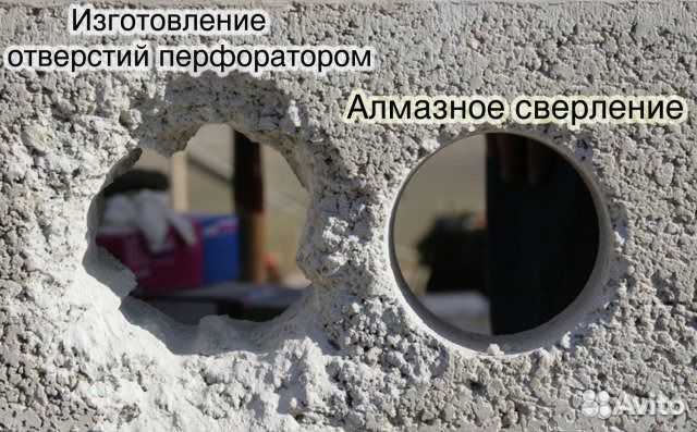 Алмазное бурение отверстий